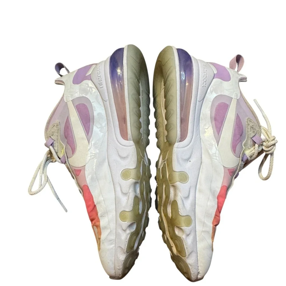 Nike Air Max‎ 270 React Shoes Womens Size 8.5 Multicolor Ombre CU2995-911